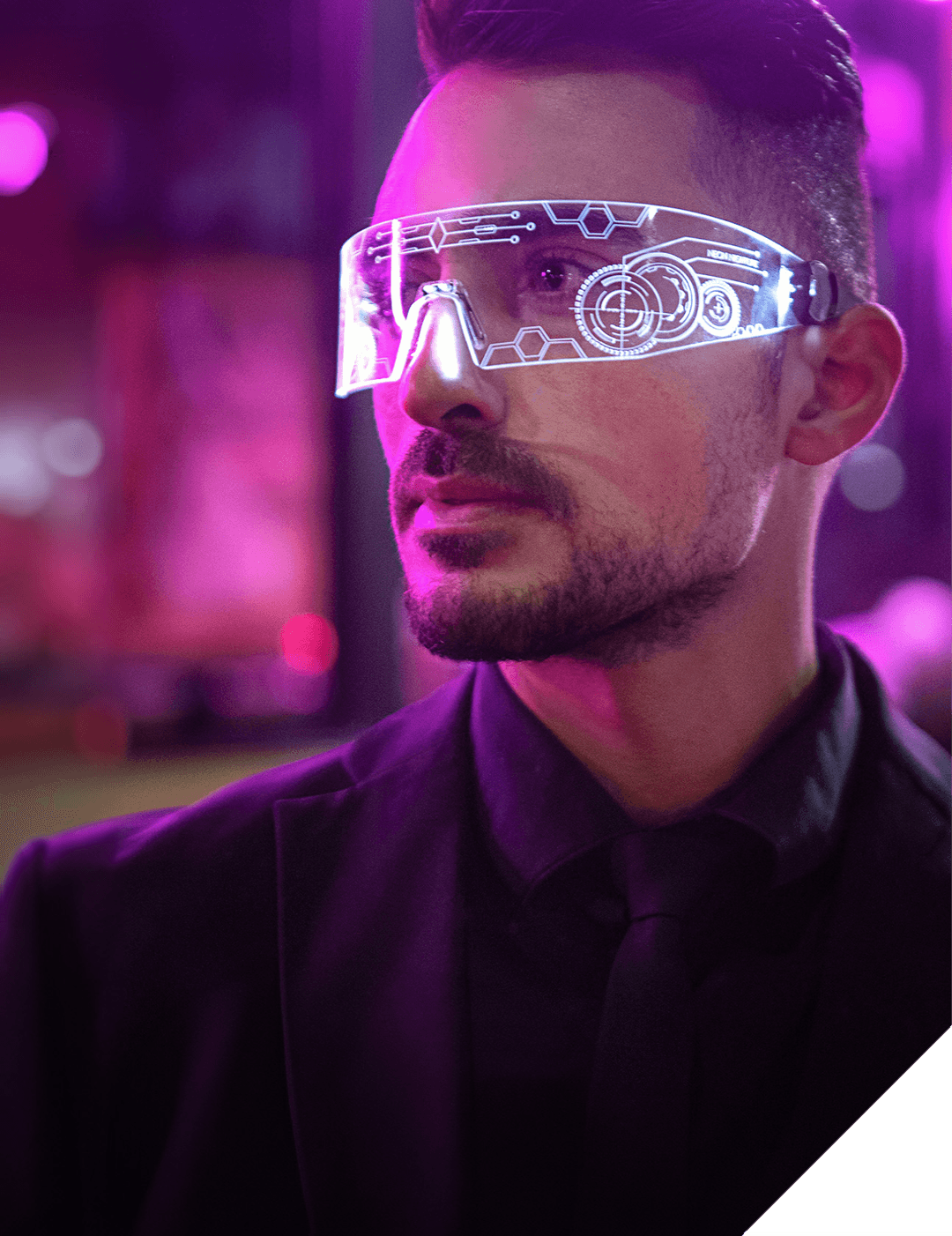 Futuristic glasses